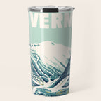 2021 Ski Stowe Vermont Vintage Poster  Travel Mug Gallery Image 1