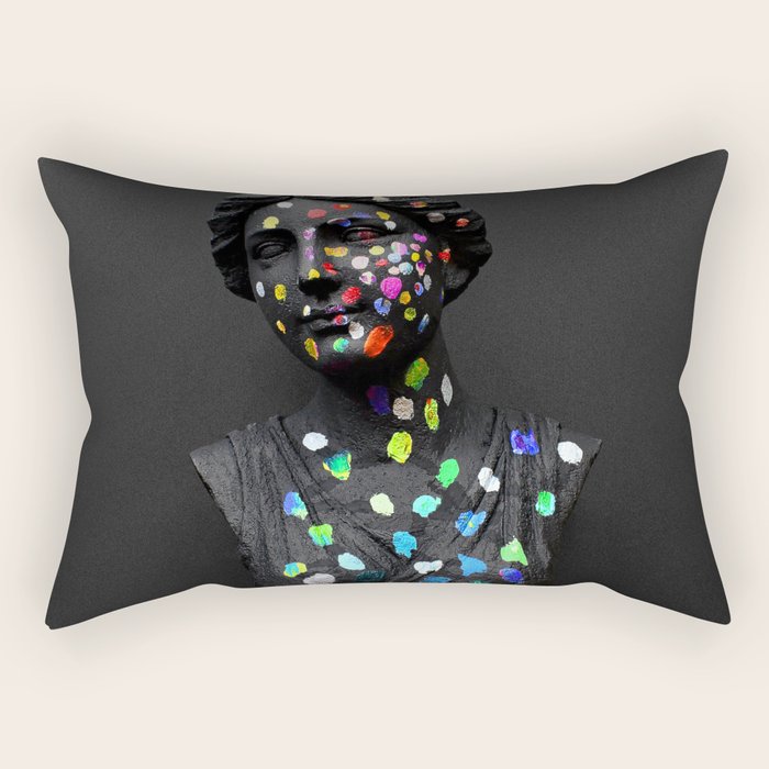 When She Thought of Stars Rectangular Pillow Gallery Image 2