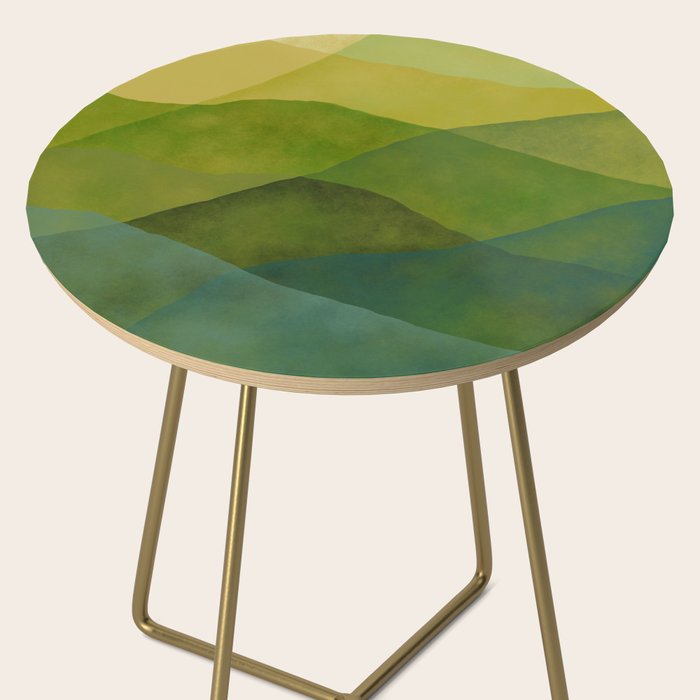 Abstract  Art Print - Watercolor Mountain #7 Side Table Gallery Image 2