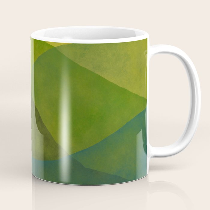Abstract  Art Print - Watercolor Mountain #7 Coffee Mug Gallery Image 1