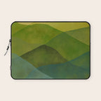 Abstract  Art Print - Watercolor Mountain #7 Laptop Sleeve Gallery Image 1
