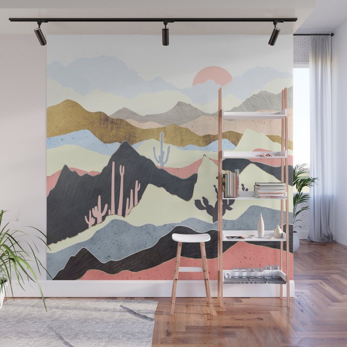 Desert Summer Wall Mural Gallery Image 1