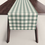 green gingham Table Runner Gallery Image 1