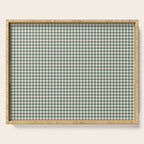 green gingham Serving Tray Gallery Image 1