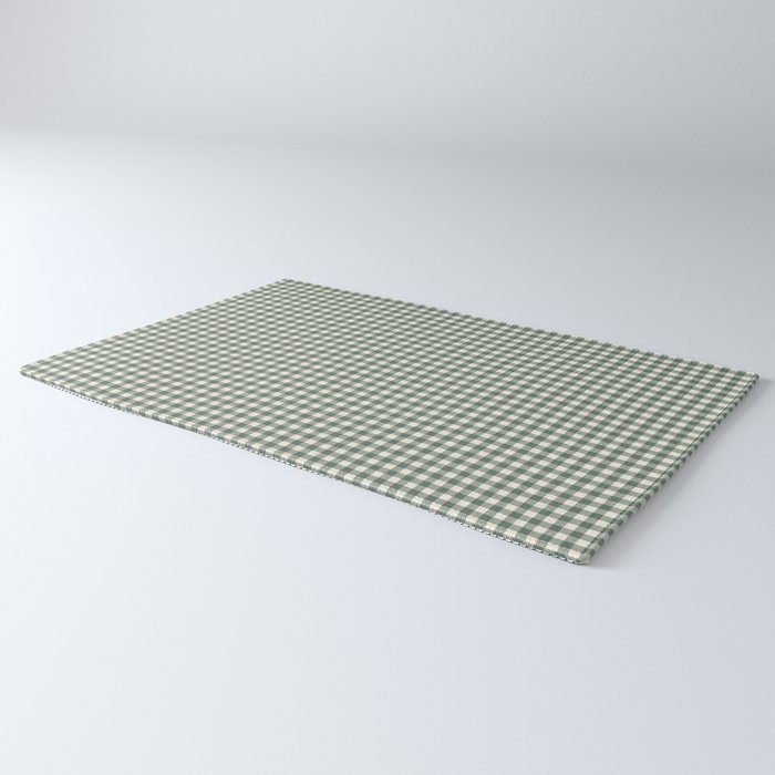green gingham Rug Gallery Image 3