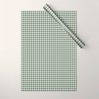green gingham Wrapping Paper Gallery Image 1