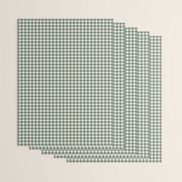 green gingham Wrapping Paper Gallery Image 3