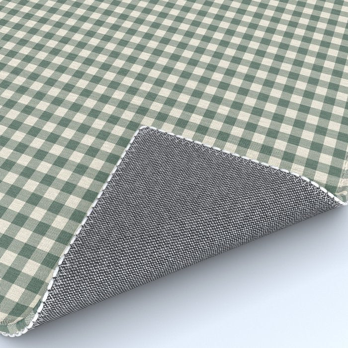 green gingham Rug Gallery Image 4