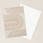 Burnt Orange Line Art Stationery Card Gallery Image 2