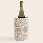 Burnt Orange Line Art Wine Chiller Gallery Image 3