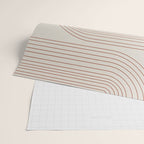 Burnt Orange Line Art Wrapping Paper Gallery Image 2
