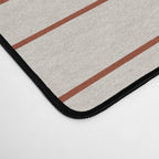 Burnt Orange Line Art Desk Mat Gallery Image 4
