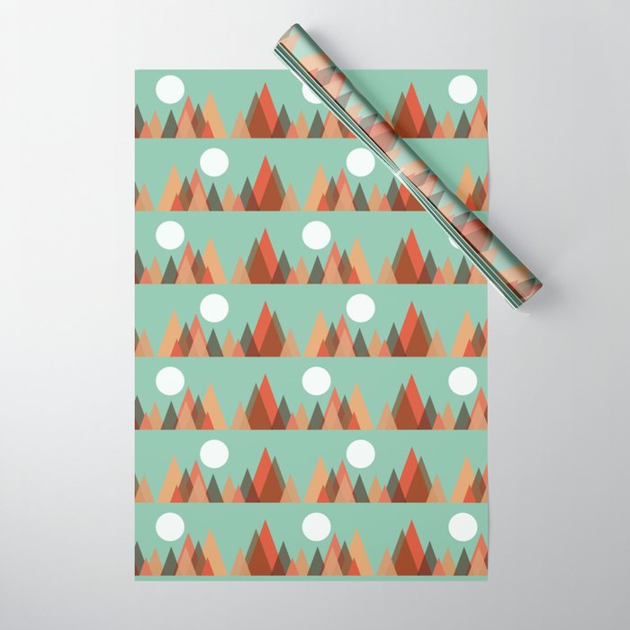 From the edge of the mountains Wrapping Paper Gallery Image 1
