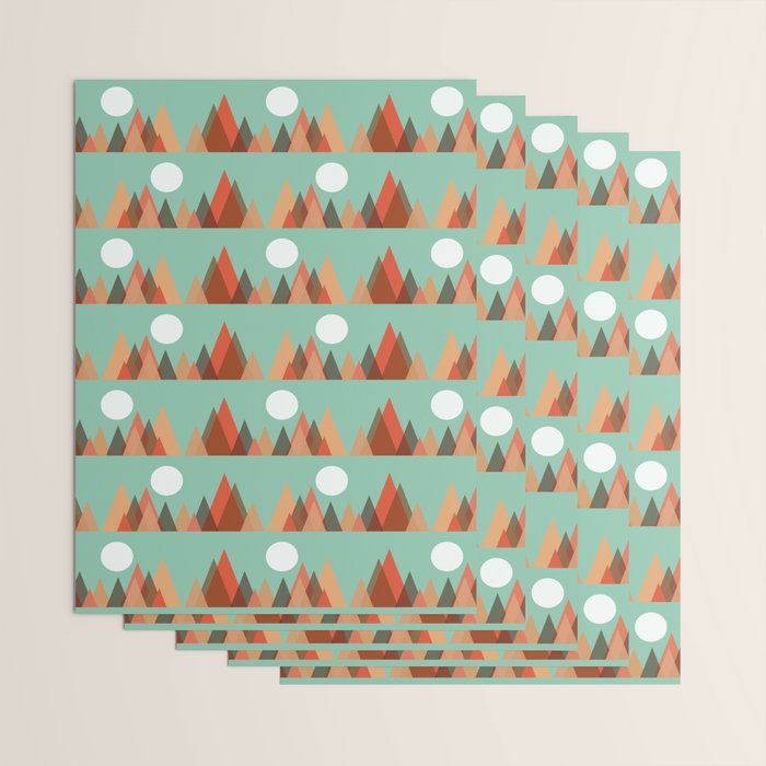 From the edge of the mountains Wrapping Paper Gallery Image 3