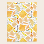 Pasta Pattern on White Poster Gallery Image 4