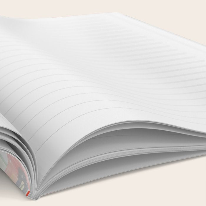 Summer Botanical Poppies Field Notebook Gallery Image 2