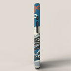 Blue Breckenridge Vintage Ski Poster iPhone Case Gallery Image 2