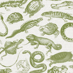 Reptiles and Amphibians Vintage Chic Monochromatic Pattern  Coffee Mug Gallery Image 2
