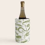 Reptiles and Amphibians Vintage Chic Monochromatic Pattern  Wine Chiller Gallery Image 2