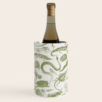 Reptiles and Amphibians Vintage Chic Monochromatic Pattern  Wine Chiller Gallery Image 3