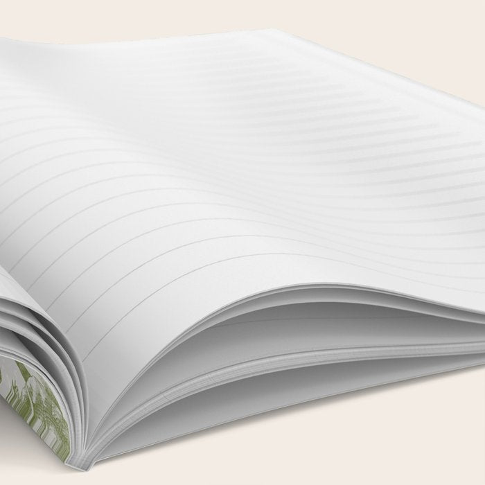 Reptiles and Amphibians Vintage Chic Monochromatic Pattern  Notebook Gallery Image 2