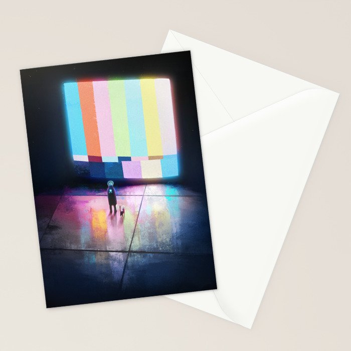 No Signal Stationery Card Gallery Image 2