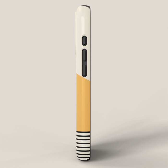 Sunrise / Sunset VI - Yellow & Black iPhone Case Gallery Image 2