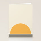 Sunrise / Sunset VI - Yellow & Black Stationery Card Gallery Image 2
