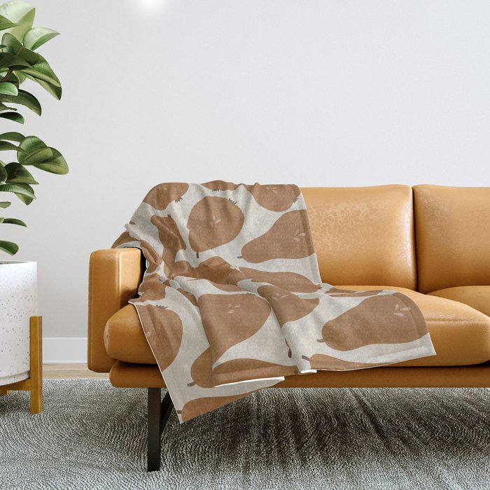 Pear Bowl Throw Blanket Gallery Image 1