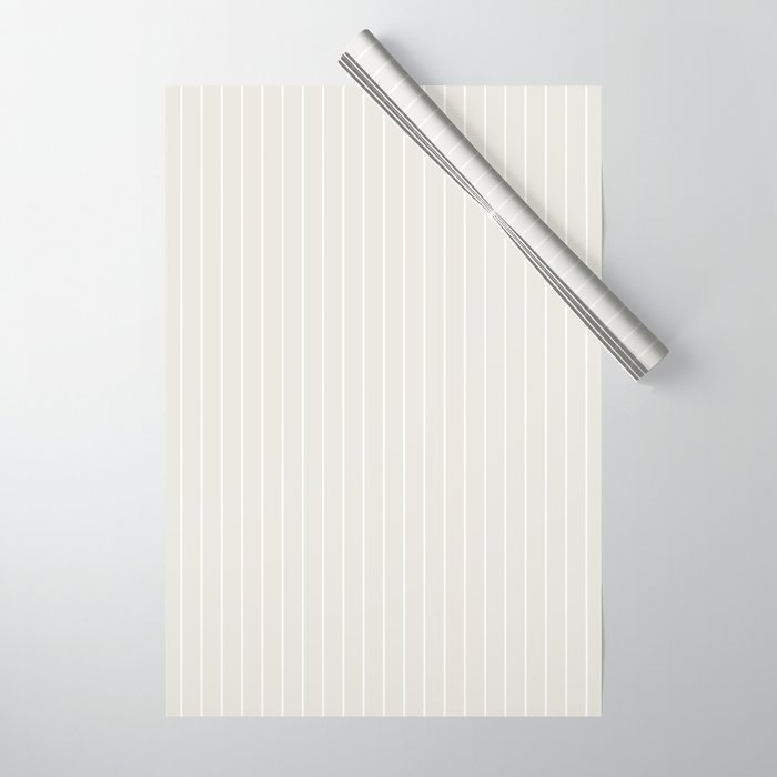 Minimal Arch II Natural Off White Modern Geometric Lines Wrapping Paper Gallery Image 1