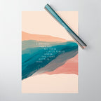 "Even Here, There Are All These Little Places Where The Light Gets In." Wrapping Paper Gallery Image 1