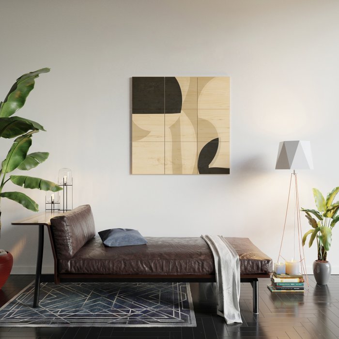 Minimal Abstraction 7 Wood Wall Art Gallery Image 2