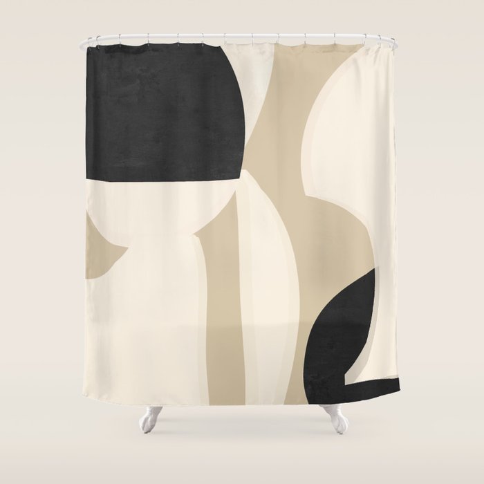Minimal Abstraction 7 Shower Curtain Gallery Image 1