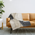 Minimal Abstraction 7 Throw Blanket Gallery Image 1