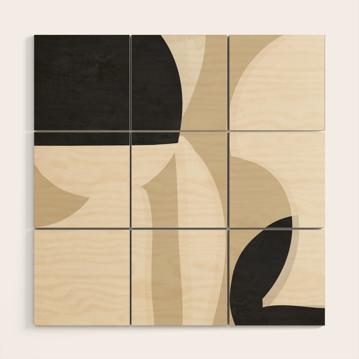 Minimal Abstraction 7 Wood Wall Art Gallery Image 1