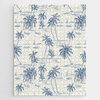 Blue Beach Pattern Jigsaw Puzzle Gallery Image 1