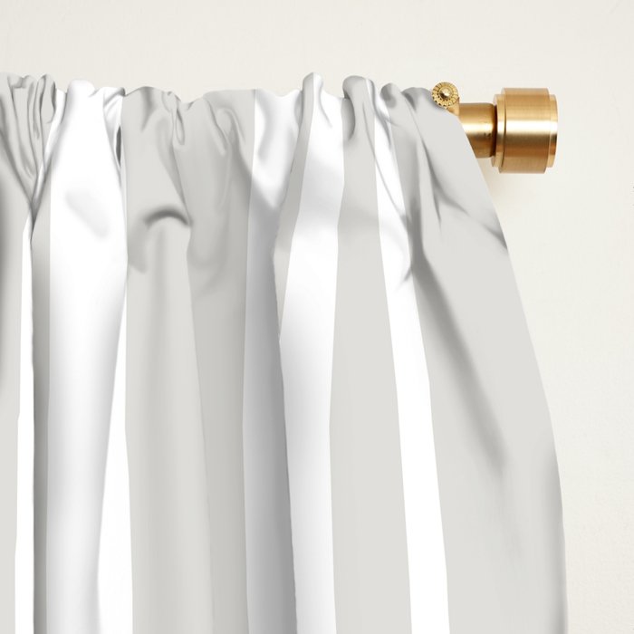 Classic Stripes XLII - Grey and White Window Curtain Gallery Image 2