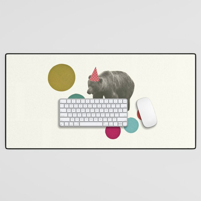Birthday Bear Desk Mat Gallery Image 1