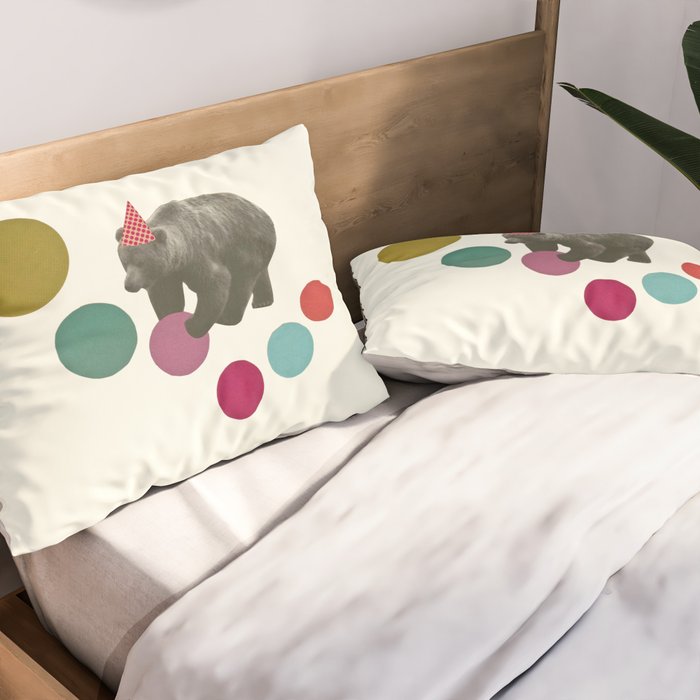Birthday Bear Pillow Sham Gallery Image 2