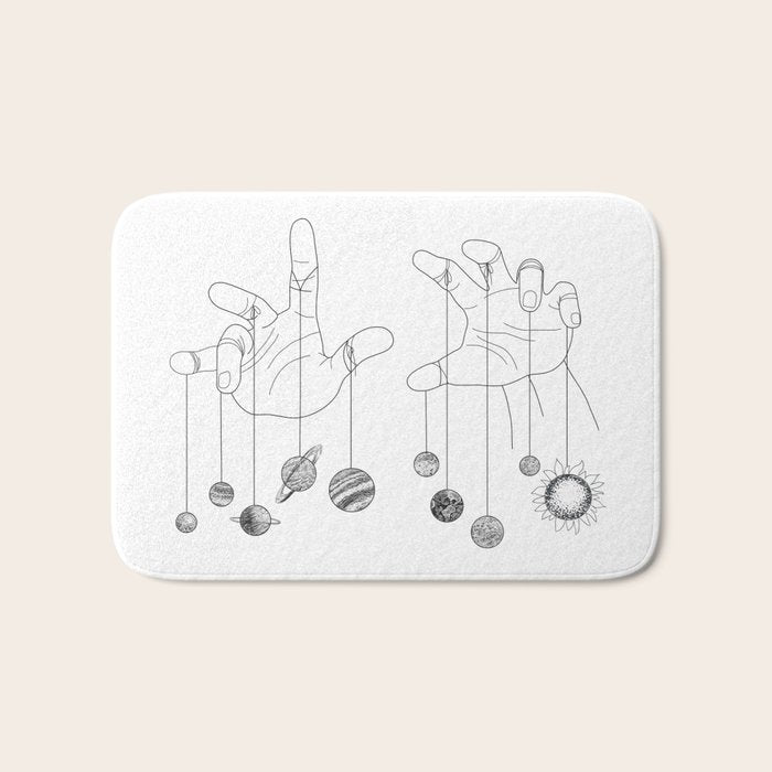Solar System II Bath Mat Gallery Image 1