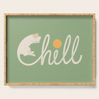 Cat Landscape 85: Chill Serving Tray Gallery Image 1