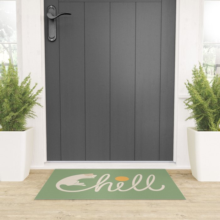 Cat Landscape 85: Chill Welcome Mat Gallery Image 3