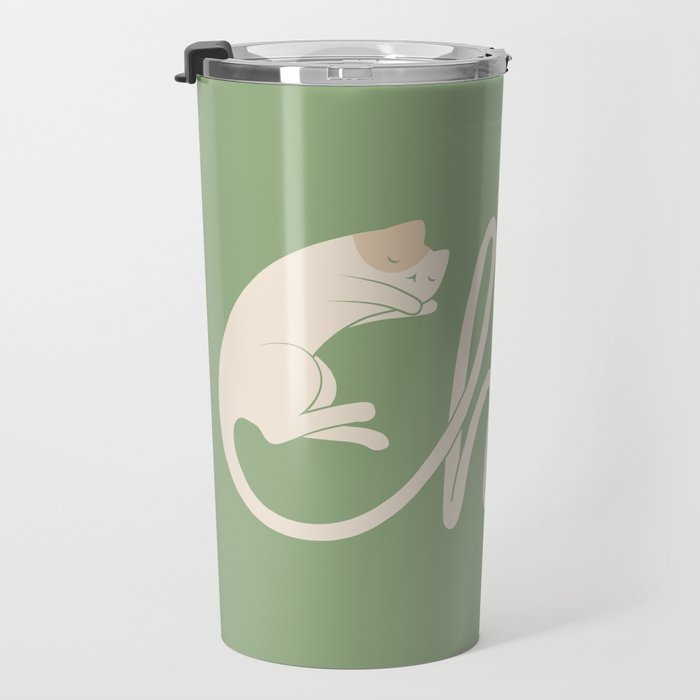 Cat Landscape 85: Chill Travel Mug Gallery Image 3