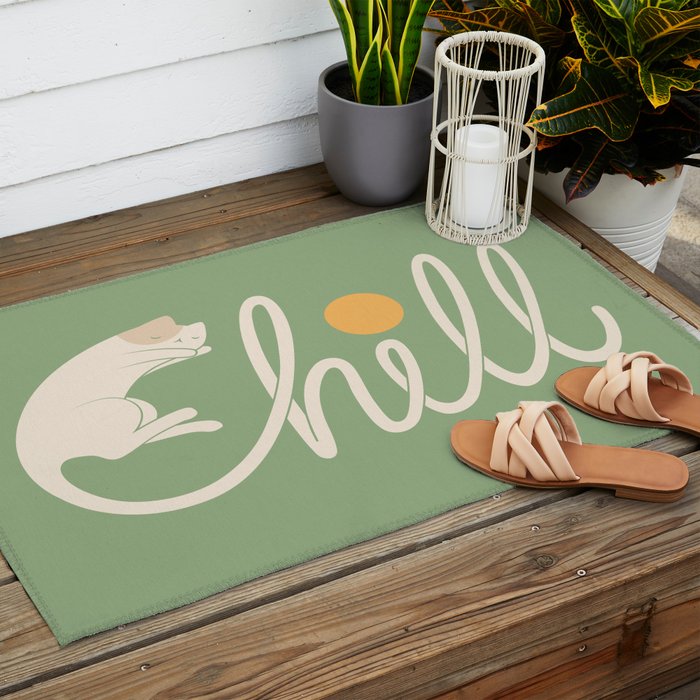 Cat Landscape 85: Chill Outdoor Rug Gallery Image 2