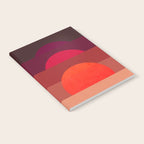 Abstraction_SUNSET_RED_BOHEMIAN_POP_ART_Minimalism_0124A Notebook Gallery Image 2