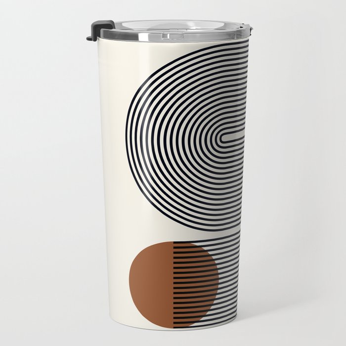 Abstraction_SUN_LINE_POP_ART_Minimalism_S001S Travel Mug Gallery Image 3