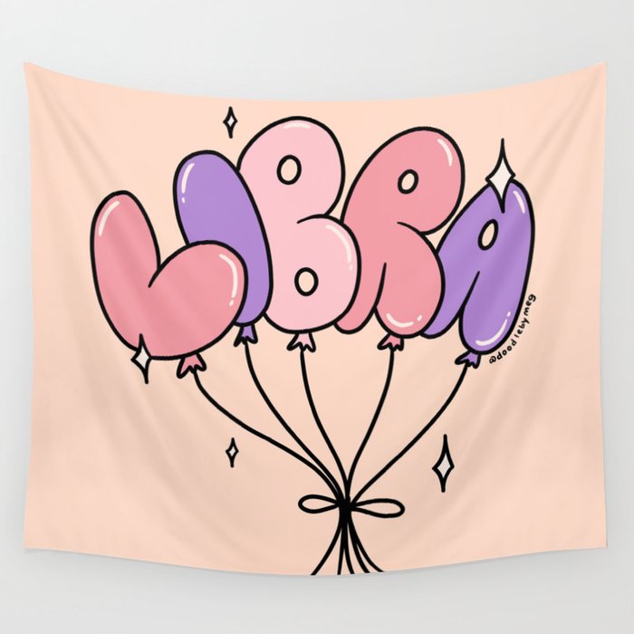 Libra Balloons Wall Tapestry Gallery Image 1