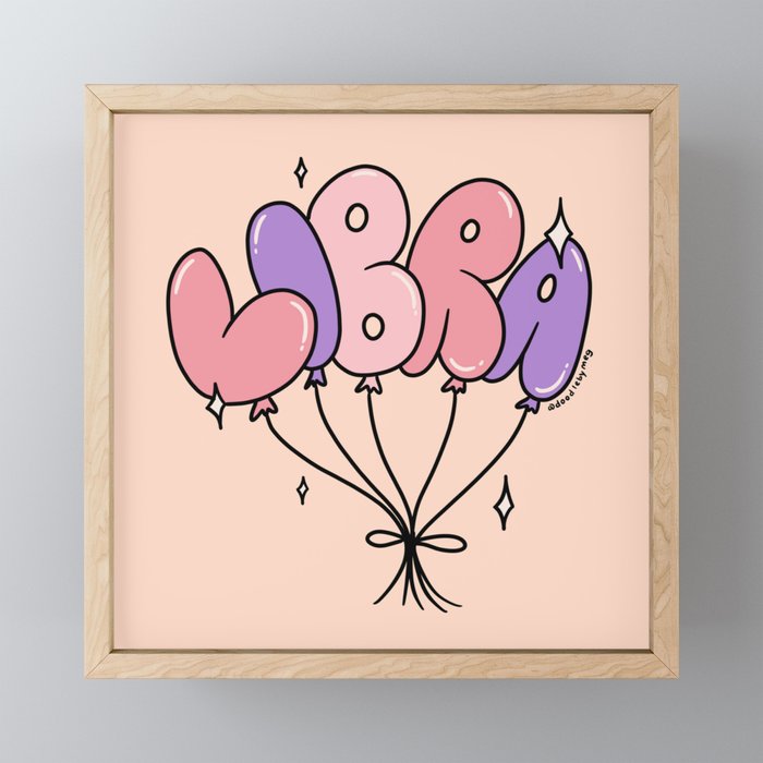 Libra Balloons Mini Art Print Gallery Image 1