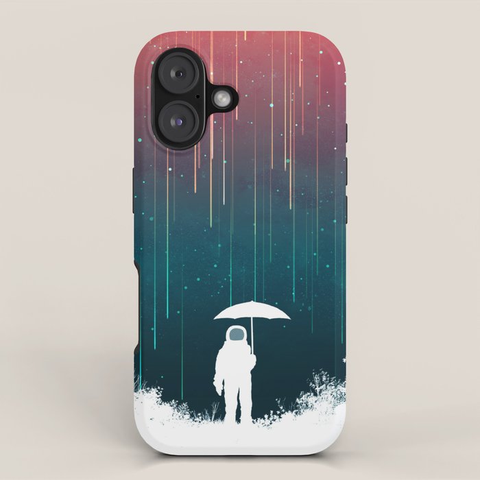 Meteoric rainfall iPhone Case