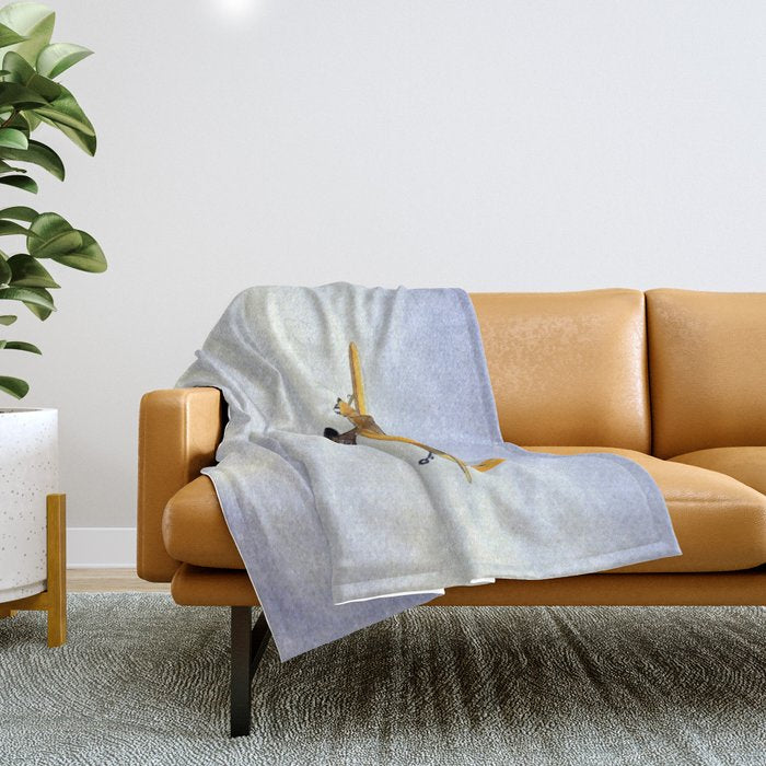 J-3 Piper Cub Aircraft Throw Blanket Gallery Image 1